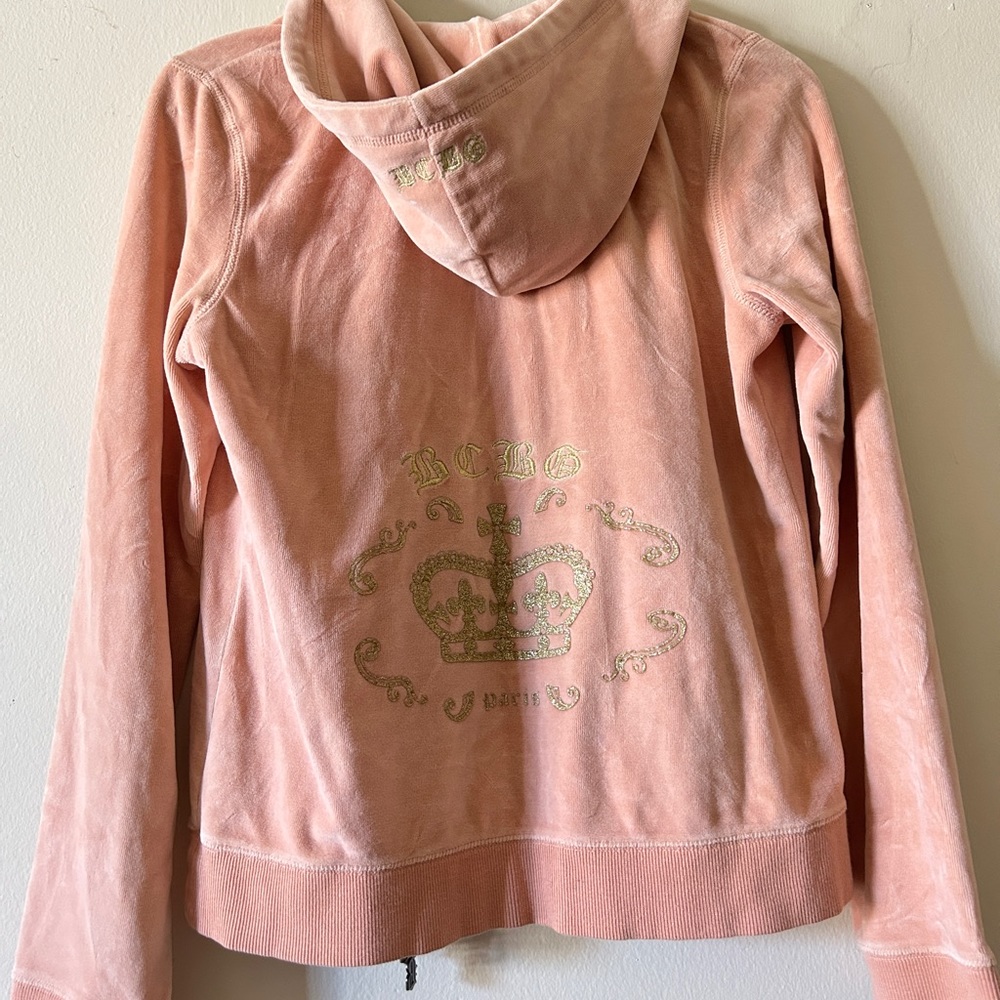 BCBG Maxazria Suede Sweater